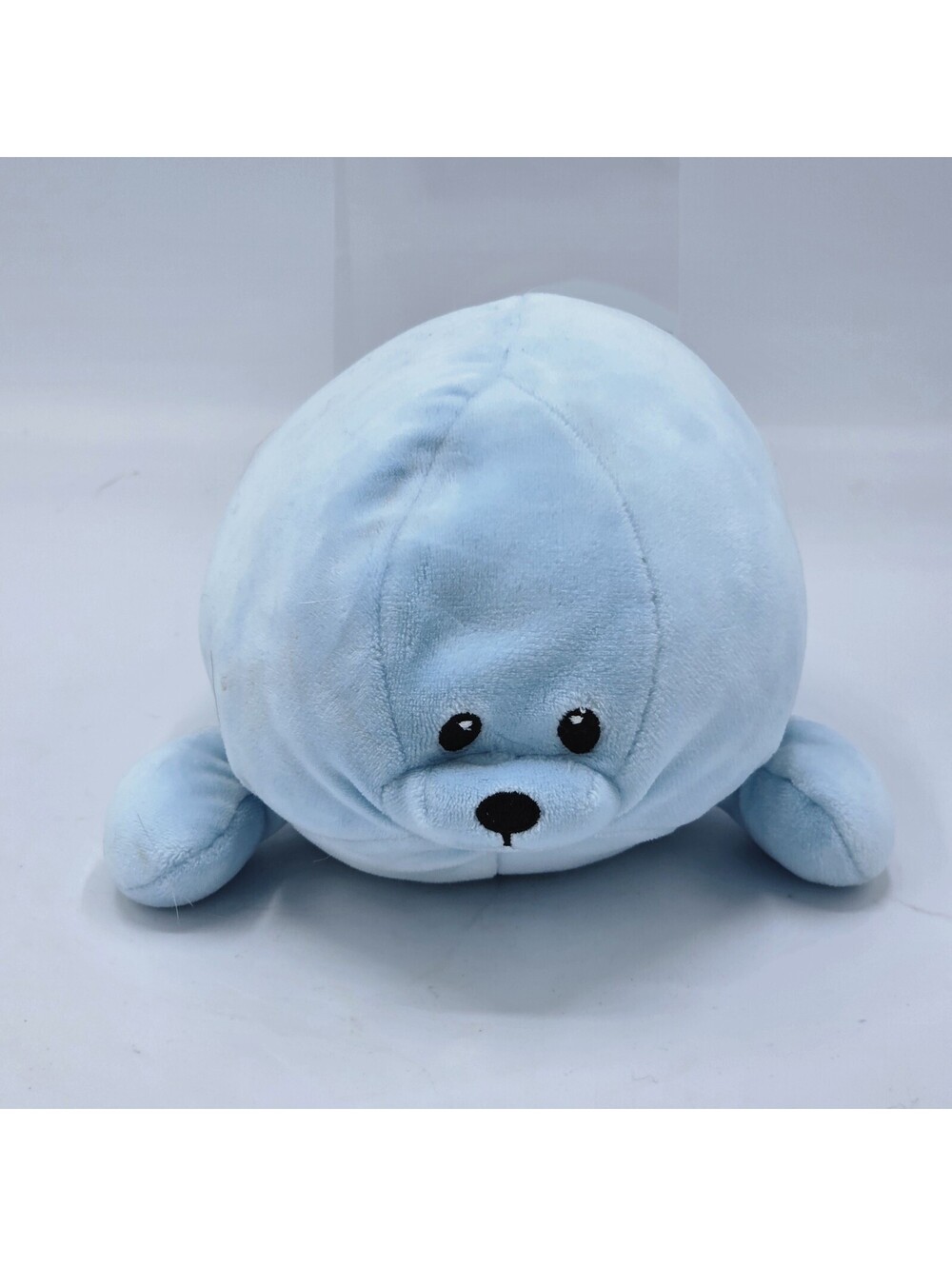 Ty Baby Boy Squirt The Blue Seal 9” Inch Embroidered Eyes Super Soft Stuffed